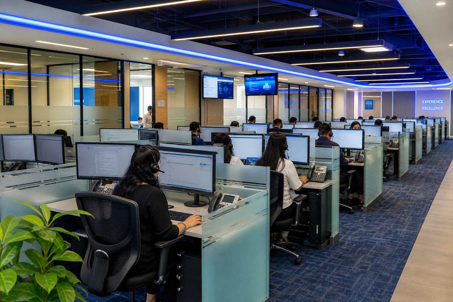 Delivery Center Operations Floor